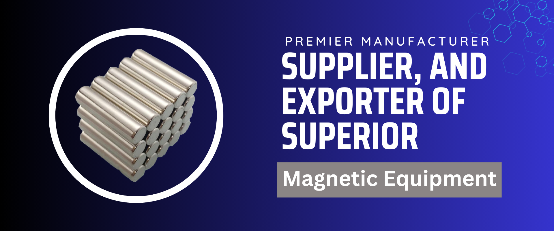 Rod Magnet Manufacturer In India